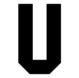 Letter U Silhouette