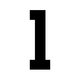 Lowercase Letter L Silhouette