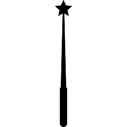 Magic Wand Silhouette