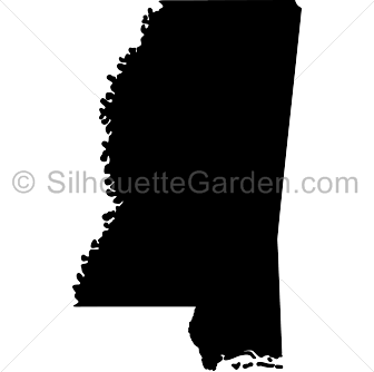 Mississippi Silhouette