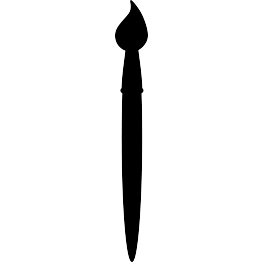 Paint Brush Silhouette