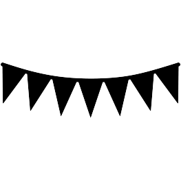 Pennant Banner Silhouette