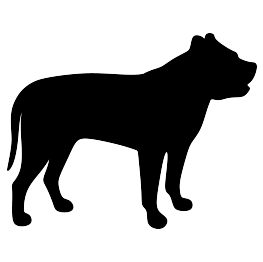 Pit Bull Silhouette
