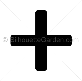 Plus Sign Silhouette