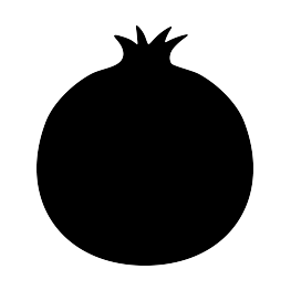 Pomegranate Silhouette