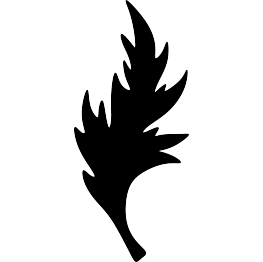 Poppy Leaf Silhouette