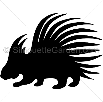 Porcupine Silhouette