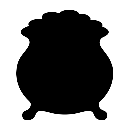 Pot Of Gold Silhouette