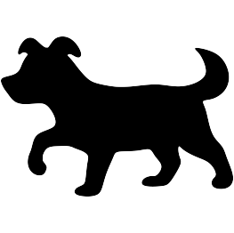 Puppy Silhouette