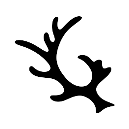 Reindeer Antler Silhouette