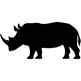 Rhinoceros Silhouette