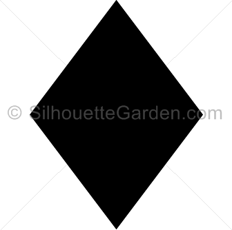 Rhombus Silhouette