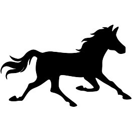 Running Horse Silhouette