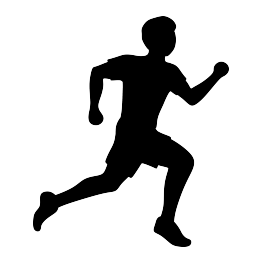 Running Man Silhouette