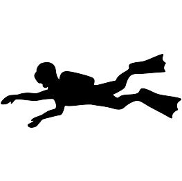 Scuba Diver Silhouette