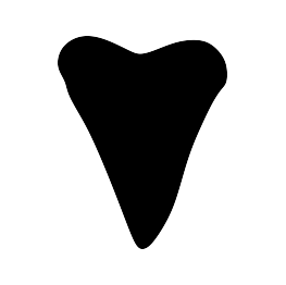 Shark Tooth Silhouette