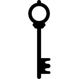 Skeleton Key Silhouette