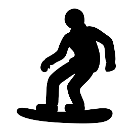 Snowboarder Silhouette
