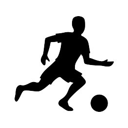 Soccer Player Silhouette