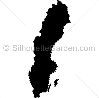 Sweden Silhouette