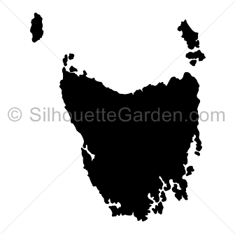 Tasmania Silhouette
