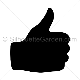 Thumbs Up Silhouette