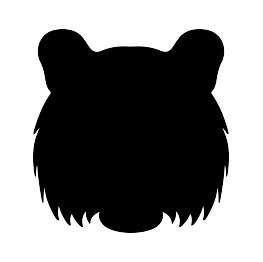 Tiger Head Silhouette