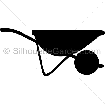 Wheelbarrow Silhouette